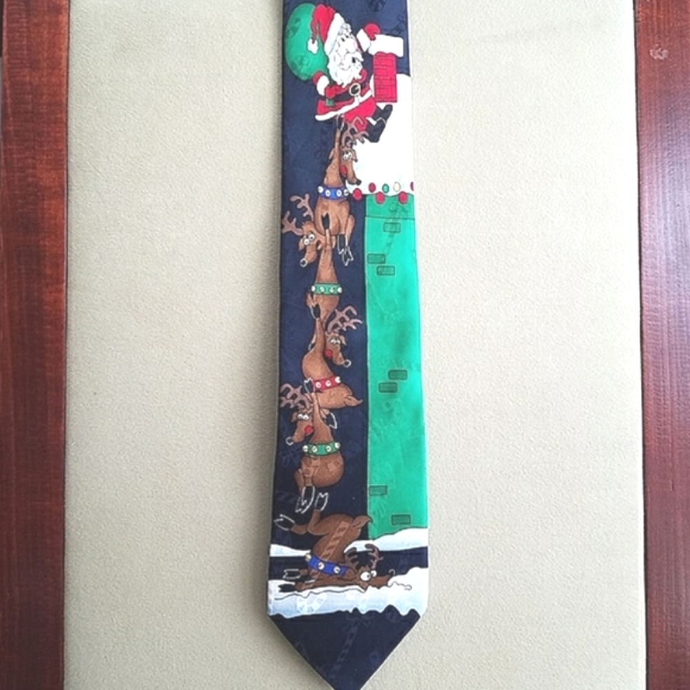 Santa Ugly Christmas Tie